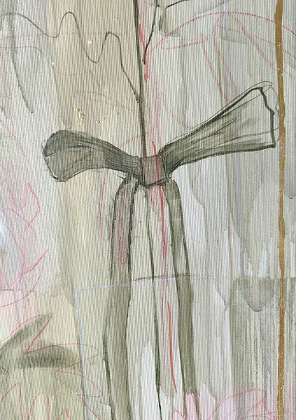 Image of Chrysanthemums by Olha Vlasova, size: 80x80, made of Acrylic on canvas, from Ukraine, part of the Romanticization series, priced at €900 Photo 5 of 5.