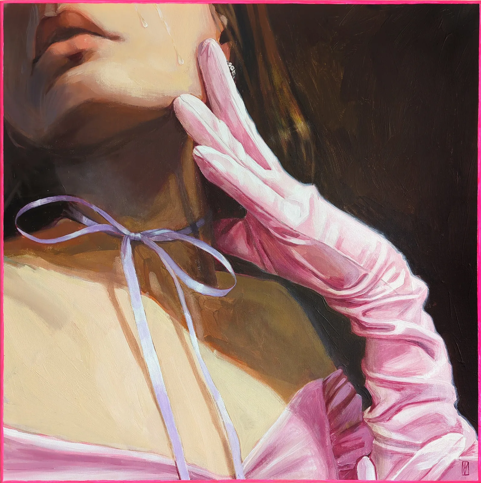 Image of Sensitivity #2 by Olha Vlasova, size: 80x60 cm, made of Acrylic on canvas, Painting medium