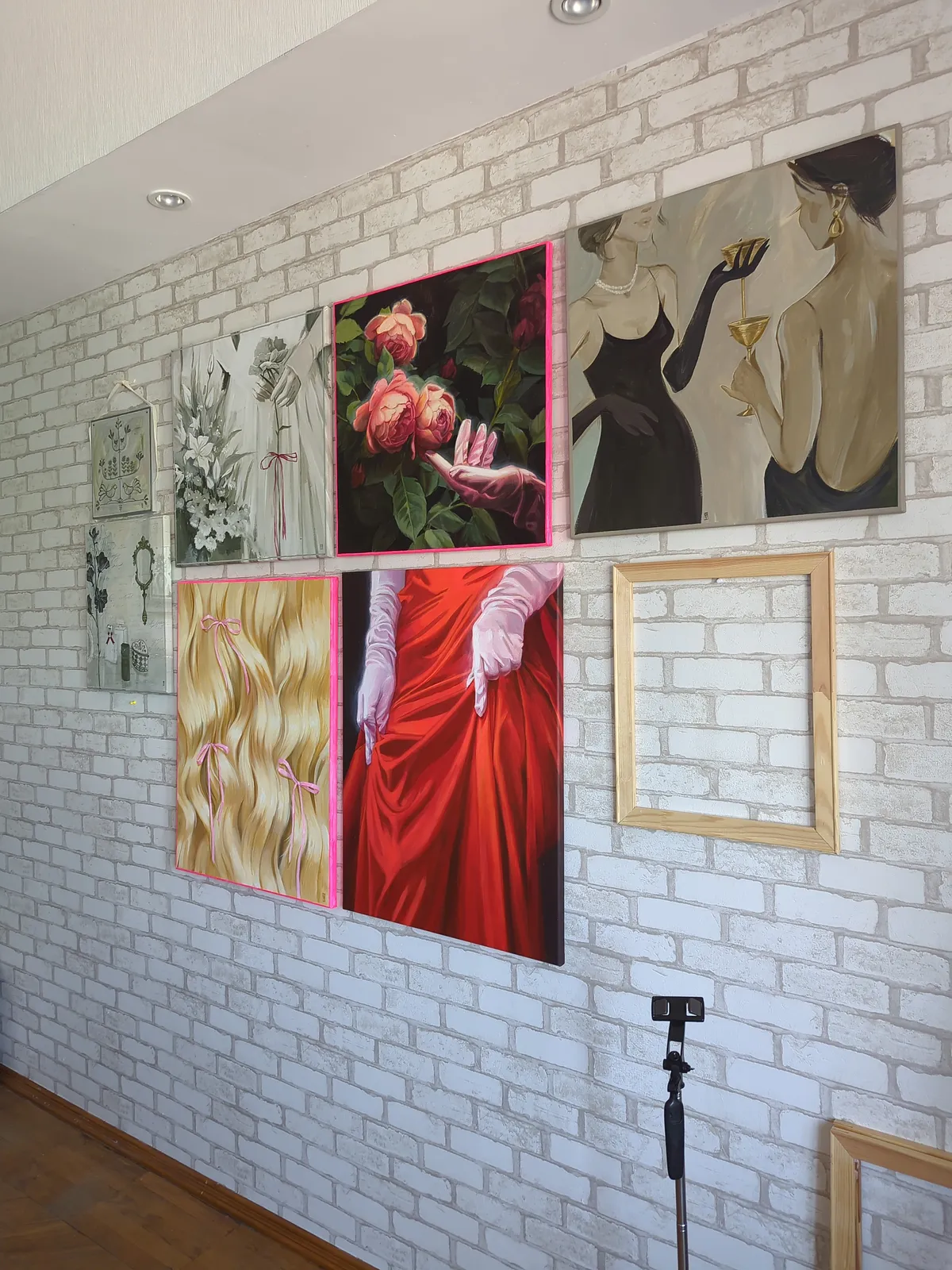 Image of Classical art by Olha Vlasova, size: 80x60 cm, made of Acrylic on canvas, Painting medium, priced at €1300 Photo 3 of 3.