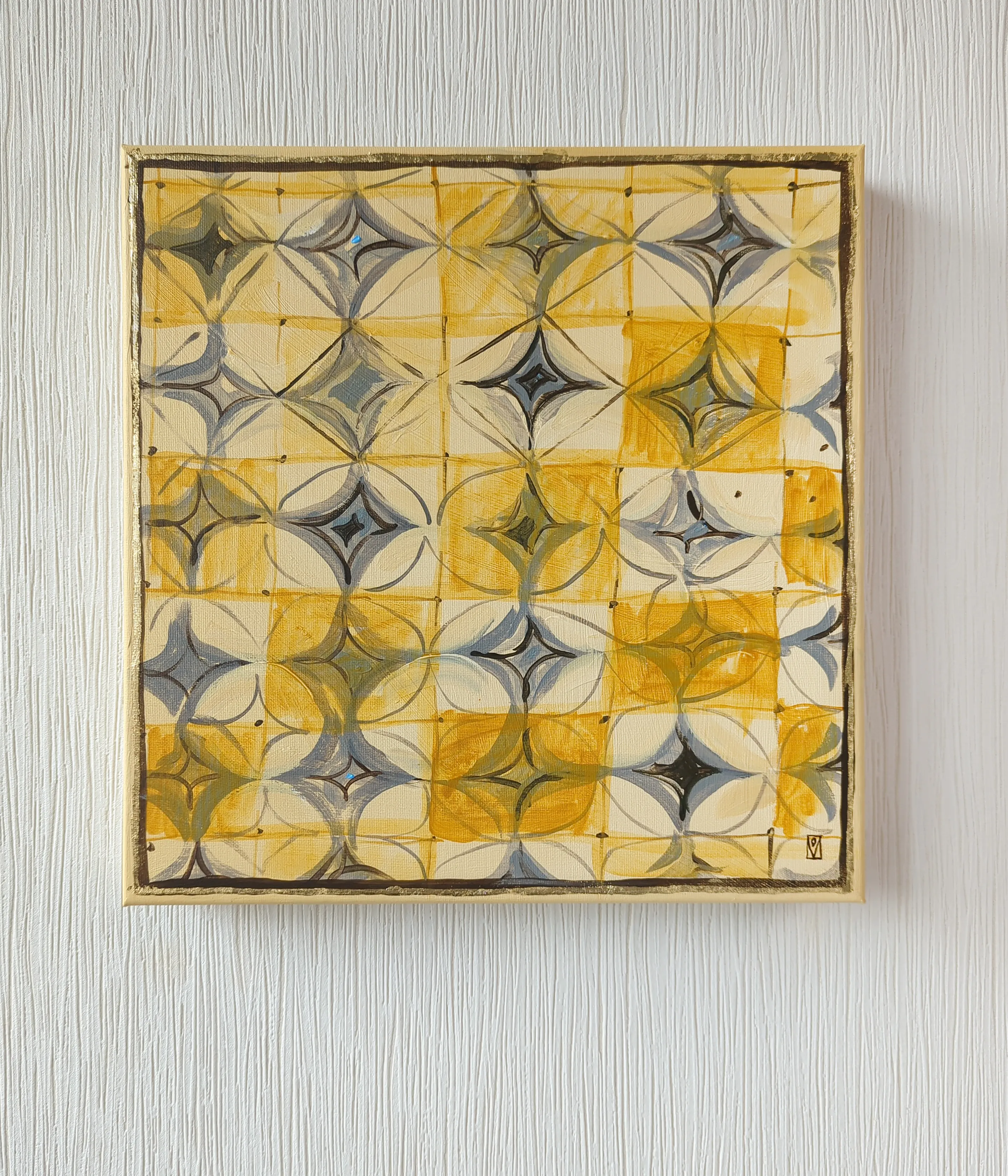 Image of Moments by Olha Vlasova, size: 30x30cm, made of Acrylic on canvas, from Zhytomyr, priced at €400 Photo 8 of 11.