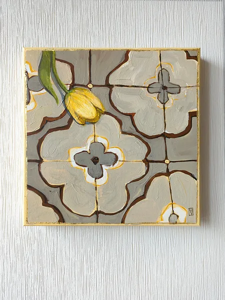 Image of Moments by Olha Vlasova, size: 30x30cm, made of Acrylic on canvas, from Zhytomyr, priced at €400 Photo 10 of 11.