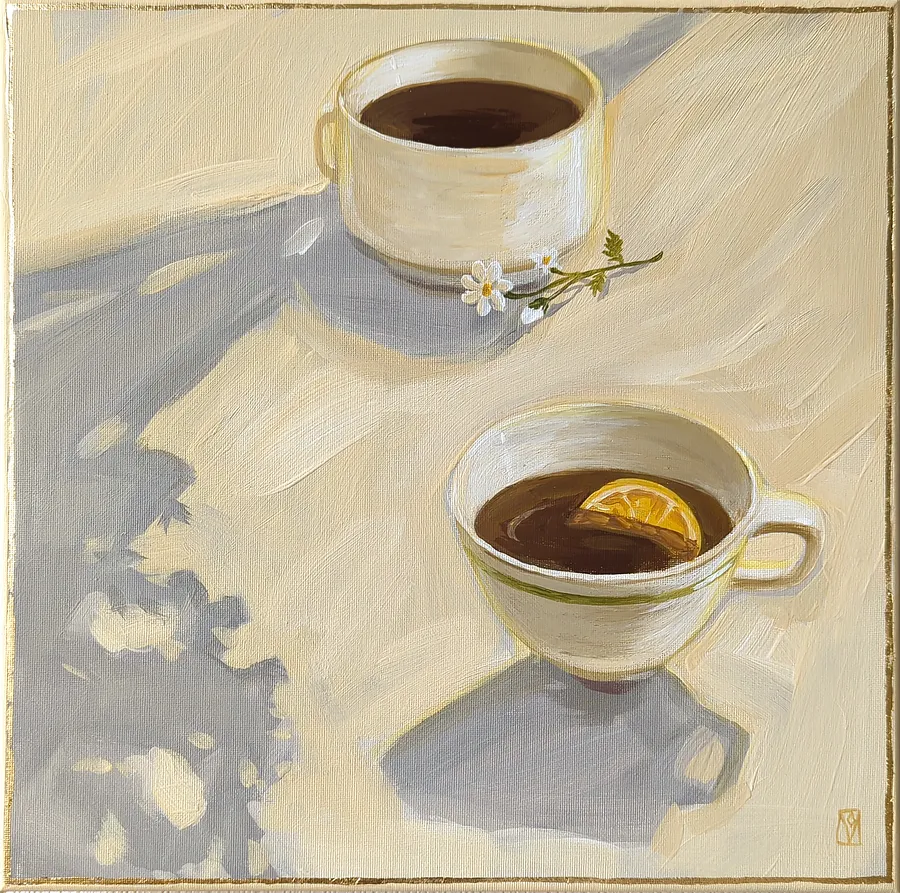 Image of Untitled 7 by Olha Vlasova, size: 50x60cm, made of oil on canvas, Painting medium, from Zhytomyr, priced at $1000